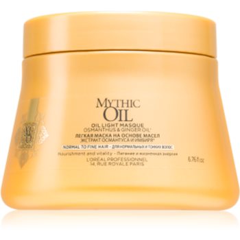 L’oréal professionnel mythic oil masca sub forma de ulei pentru par subtire