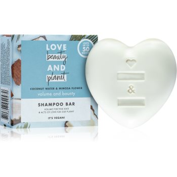 Love beauty & planet volume and bounty șampon solid pentru păr cu volum