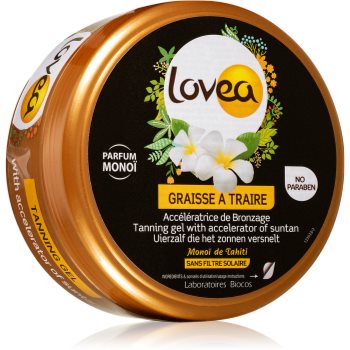 Lovea tanning gel monoi gel crema pentru un bronz intens