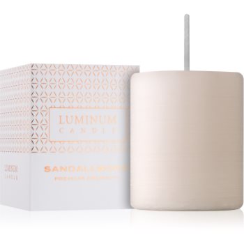 Luminum Candle Premium Aromatic Sandalwood lumânare parfumată mică (⌀ 50 - 60 mm, 15 h)