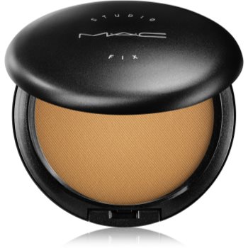 MAC Studio Fix Powder Plus Foundation kompaktní pudr a make-up 2 v 1 odstín NC55 15 g