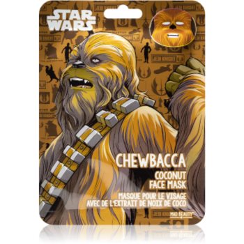 Mad Beauty Star Wars Chewbacca mască textilă hidratantă cu ulei de cocos