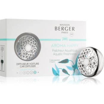 

Maison Berger Paris Car Aroma Happy aромат для авто зажим (Aquatic Freshness)