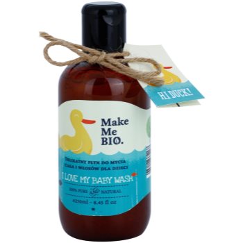 

Make Me BIO Baby Care делікатний миючий гель для волосся та тіла для дітей 250 мл