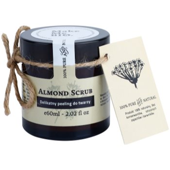 Make me bio cleansing crema delicata pentru exfoliere cu migdale pentru piele uscata spre sensibila