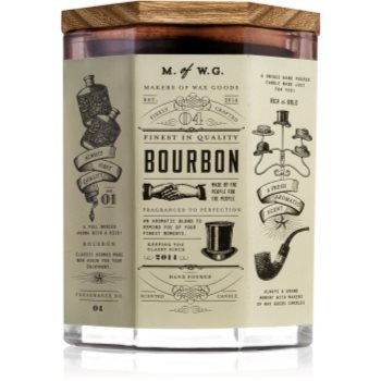 Makers of Wax Goods Bourbon lumânare parfumată cu fitil din lemn