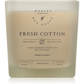 Makers of Wax Goods Fresh Cotton lumânare parfumată