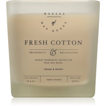 Makers of wax goods fresh cotton lumânare parfumată