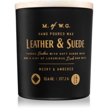 Makers of Wax Goods Leather & Suede lumânare parfumată