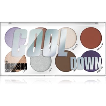 Makeup obsession cool down paletă cu farduri de ochi