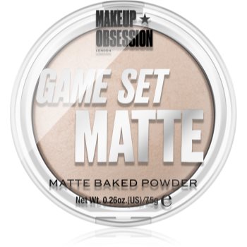 Makeup Obsession Game Set Matte pudră matifiantă coaptă