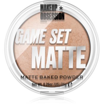 Makeup Obsession Game Set Matte pudră matifiantă coaptă