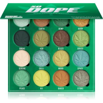 Makeup obsession so dope paletă cu farduri de ochi cu ulei de canepa