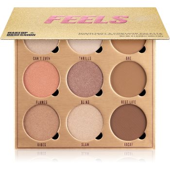Makeup obsession feels paletă pentru contur și iluminare