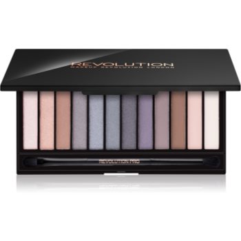 Makeup Revolution Iconic Smokey paleta očních stínů se zrcátkem a aplikátorem 13 g
