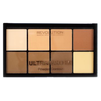 Makeup Revolution Ultra Pro HD Light Medium Paletă pudră pentru conturul feței