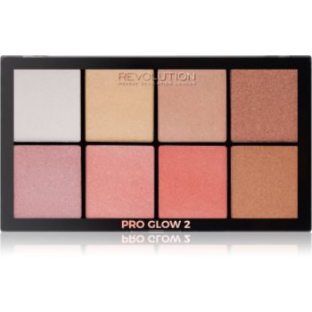 Makeup Revolution Pro Glow 2 paleta luminoasa