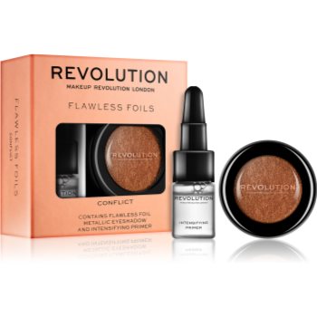 Makeup Revolution Flawless Foils farduri de ochi metalice, cu bază de machiaj