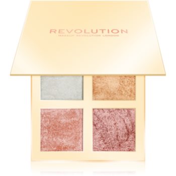 Makeup Revolution Face Quad paleta luminoasa