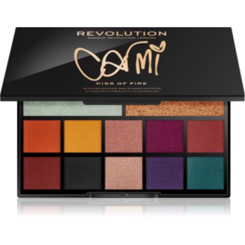 Makeup revolution carmi paleta ce contine iluminator si fard de pleoape