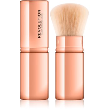 Makeup revolution rose gold perie kabuki machiaj