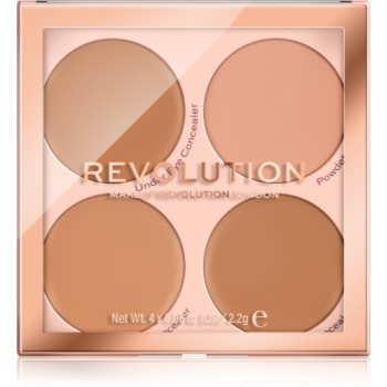 Makeup revolution matte base paleta corectoare