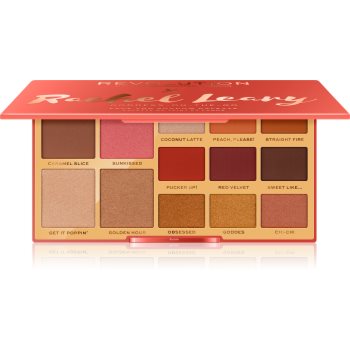 Makeup revolution rachel leary goddess on the go paletă pe fata si ochi