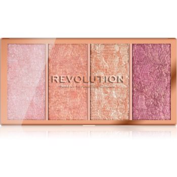Makeup Revolution Vintage Lace paleta fard de obraz poza