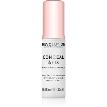 Makeup revolution conceal & fix bază de machiaj matifiantă, sub fondul de ten