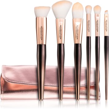 Makeup revolution make up artist set de pensule cu husă