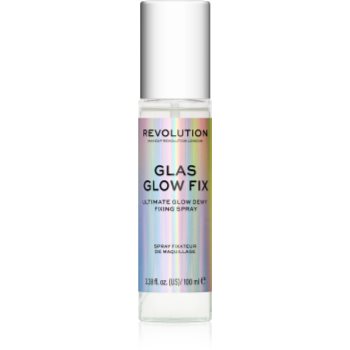 Makeup revolution glass spray pentru fixare și strălucire