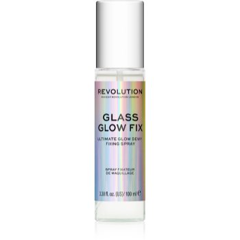 Makeup Revolution Glass spray pentru fixare și strălucire