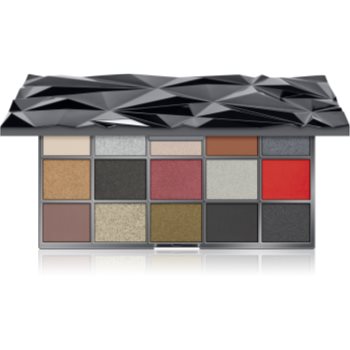 Makeup revolution glass black ice paleta farduri de ochi