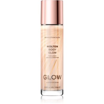 Makeup revolution glow molten iluminator lichid pentru fata si corp