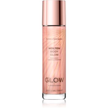 Makeup Revolution Glow Molten iluminator lichid pentru fata si corp