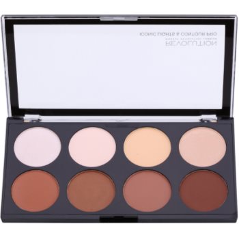 Makeup revolution iconic lights and countour pro paleta pentru contur facial