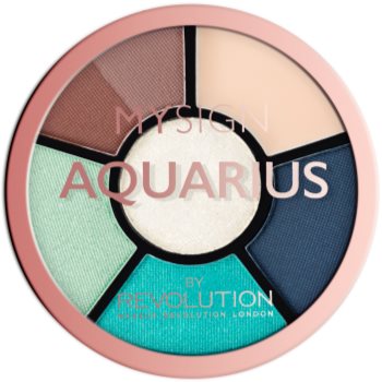 

Makeup Revolution My Sign палетка для макіяжу очей відтінок Aquarius 4,6 гр