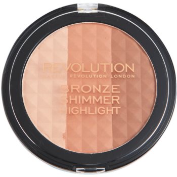 Makeup Revolution Ultra Bronze Shimmer Highlight pulberi pentru evidentierea bronzului