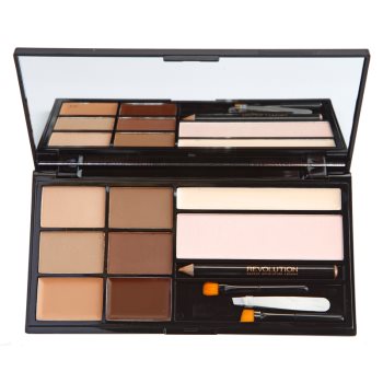 

Makeup Revolution Ultra Brow Компактний засіб для підводки бровей відтінок Fair To Medium 18 гр
