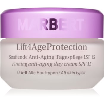 

Marbert Anti-Aging Care Lift4AgeProtection зміцнюючий денний крем проти зморшок SPF 15 50 мл