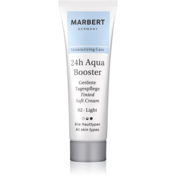 

Marbert Moisture Care 24h AquaBooster тонуючий крем для обличчя відтінок 02 Light 30 мл