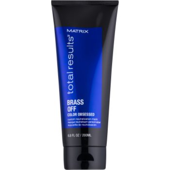 Matrix total results brass off mască neutralizatoare naturală pentru par decolorat