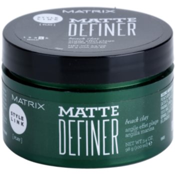 Matrix Style Link Play argila pentru modelarea parului, cu aspect mat pentru efect la plaje