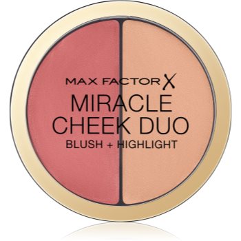 Max Factor Miracle Cheek Duo blush cremos și iluminator