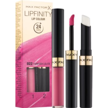 

Max Factor Lipfinity стійка помада з бальзамом відтінок 022 Forever Lolita 2 кс