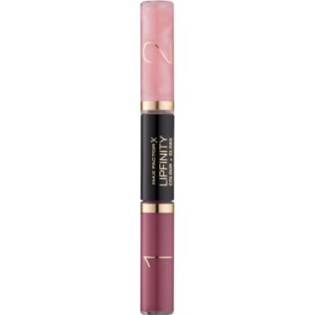 

Max Factor Lipfinity Colour and Gloss стійка помада та блиск для губ 2 в 1 відтінок 530 Luminous Petal 2x3 мл