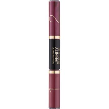 

Max Factor Lipfinity Colour and Gloss стійка помада та блиск для губ 2 в 1 відтінок 550 Reflective Ruby 2x3 мл
