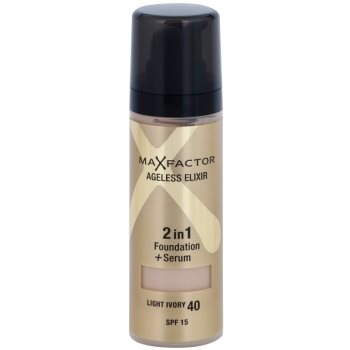 

Max Factor Ageless Elixir make-up відтінок 40 Light Ivory SPF 15 30 мл