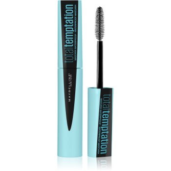Maybelline total temptation mascara waterproof pentru volum si separarea genelor