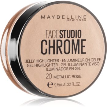 Maybelline Face Studio Chrome Jelly Highlighter iluminator din gel imagine